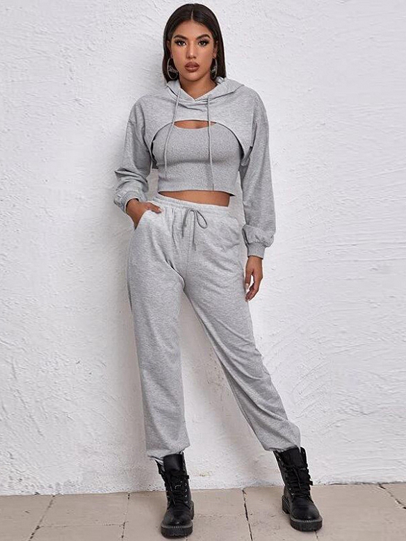 Damen Jogginganzug 3-er Set  ST186