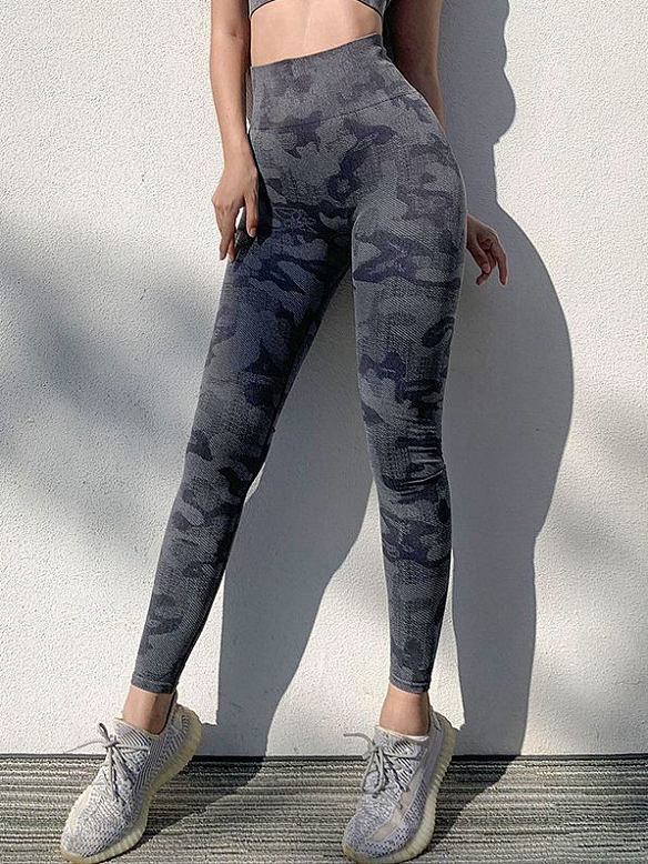 Damen Trainingsanzug Camouflage Sporthose Leggings  HS391