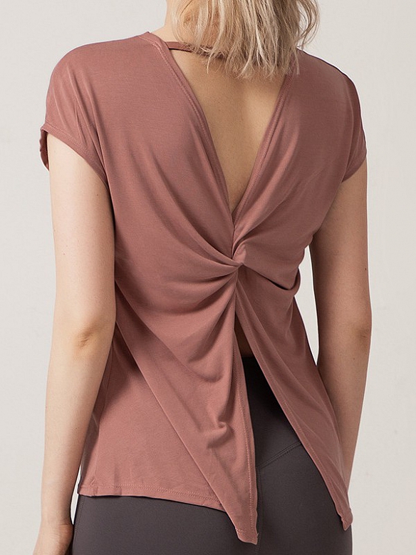 Damen Sport T-shirt Yoga T-Shirt FT002