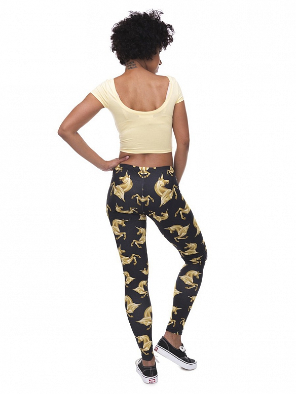 Damen Gemusterte Leggings Sporthose HS284