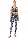Hohe Taille Hüfte heben Übung Leggings Übung Tank Top Gym Wear ST261