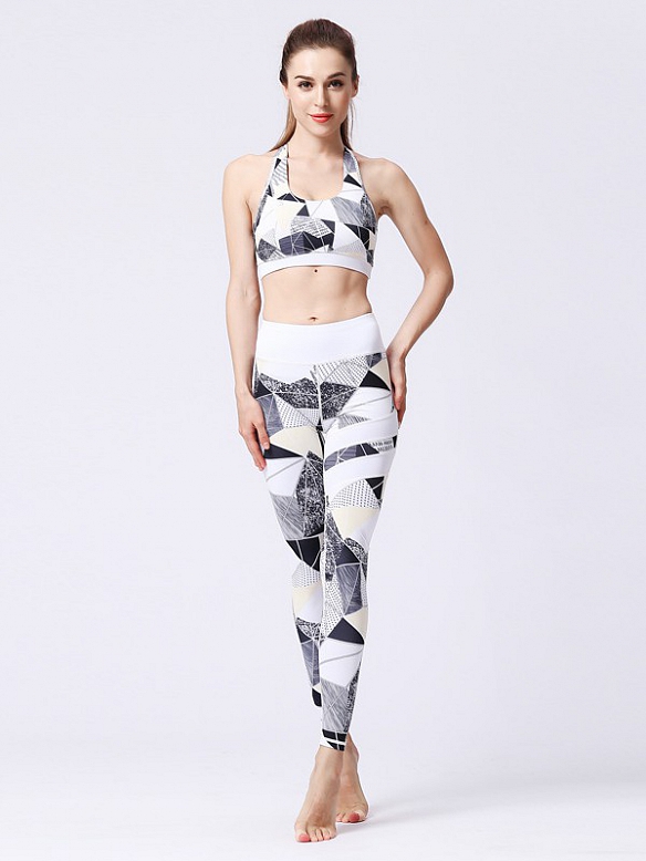 Gemustertes Yoga-Set ST028