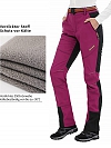 Damen Gefüttert Outdoorhose wasserdicht Winterhose HS634