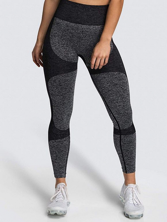 Nahtlose gestrickt Yoga tragen Formung Übung kurze Ärmel Hüfte Heber enge Hose schnell trocken Fitness Kleidung Set   HS680