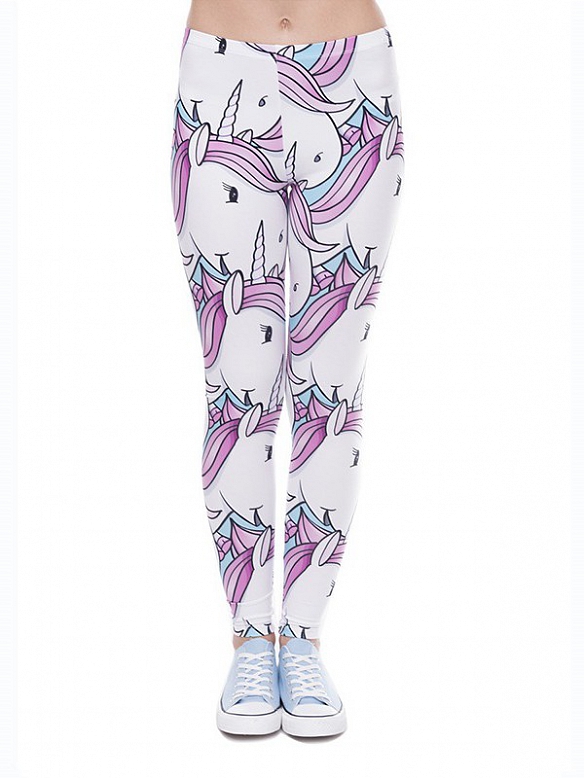 Damen Gemusterte Leggings Sporthose HS285