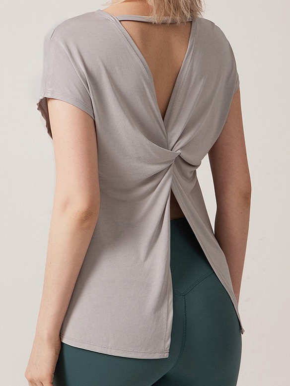 Damen Sport T-shirt Yoga T-Shirt FT002