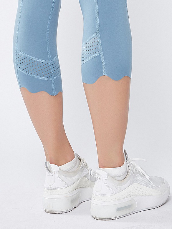 Damen 3/4-Sportleggings Yogahose Training Laufhose HS099