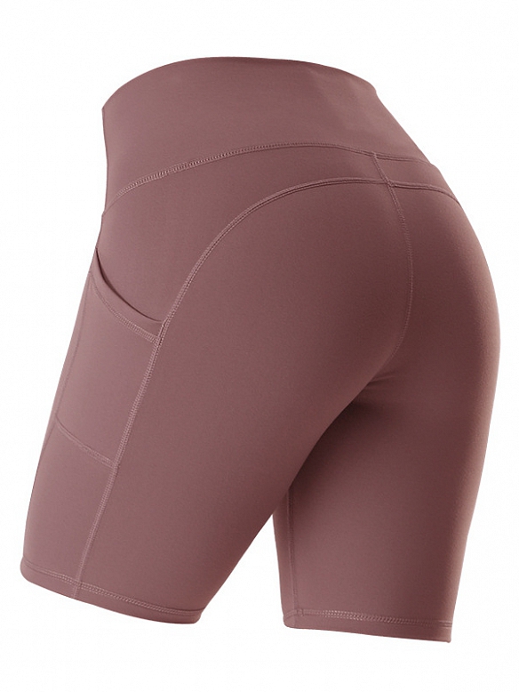 Taschen-Yogahose Fünf-Punkt-Shorts HS616