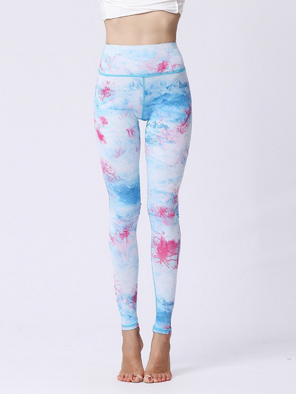 Gemusterte Damen Sport Leggings HS156