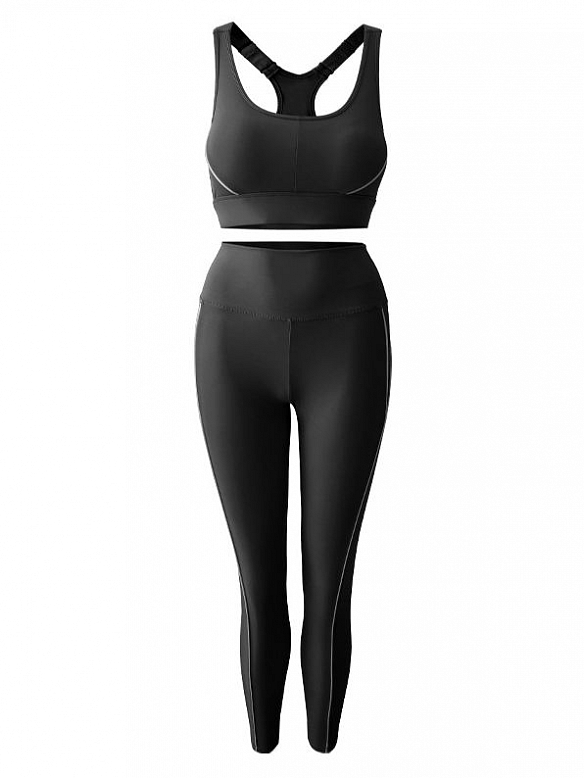 Modische sexy Fitnesskleidung Leggings Sportunterwäsche stoßfest Laufanzug für Frauen ST208