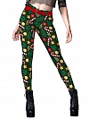 Weihnachtshosen Europäische und amerikanische neue elastische Damenhosen Yogahosen HS675