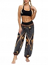 Damen Gemusterte Haremshose Yogahose für Sommer HS509