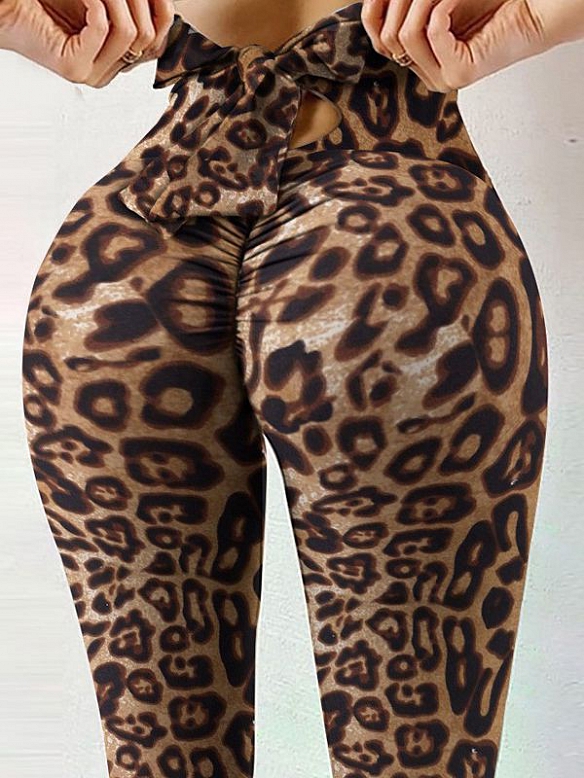 Damen Gemusterte Yogahose HS491