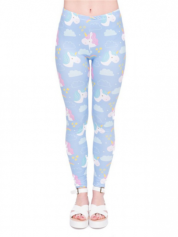 Damen Gemusterte Leggings Sporthose HS289