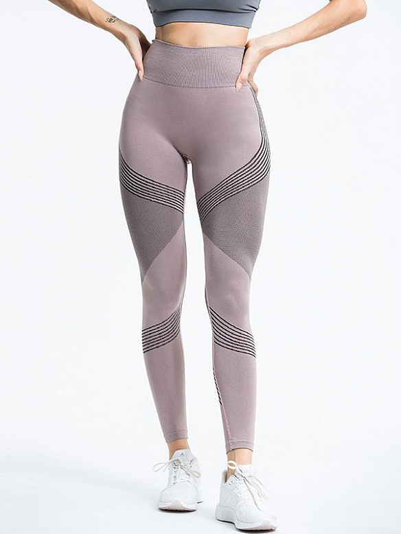 Damen Gemusterte lange Leggings Sporthose HS388