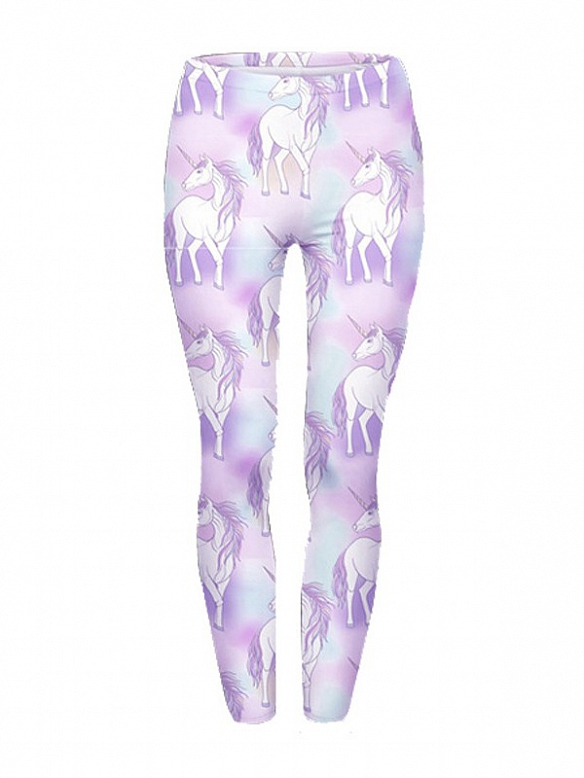 Damen Gemusterte Leggings Sporthose HS288