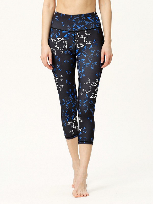 Damen 3/4-Sportleggings Yogahose Training Laufhose HS057