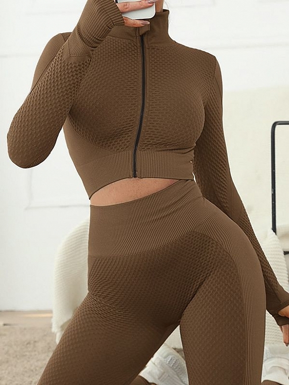 Fitnesskleidung hohe Taille Sportanzug ST280