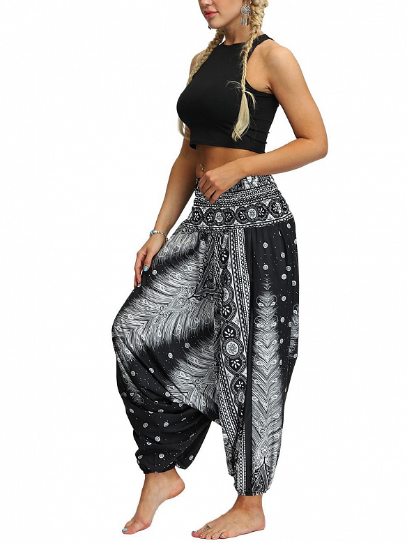 Damen weiche & leichte Haremshose HS510