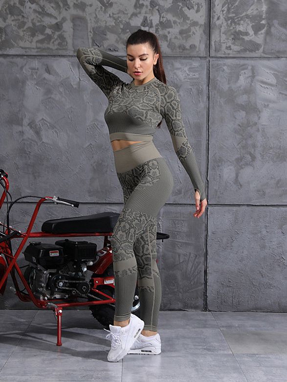 Herbst/Winter Slim Bodysuit Yoga Anzug  ST217