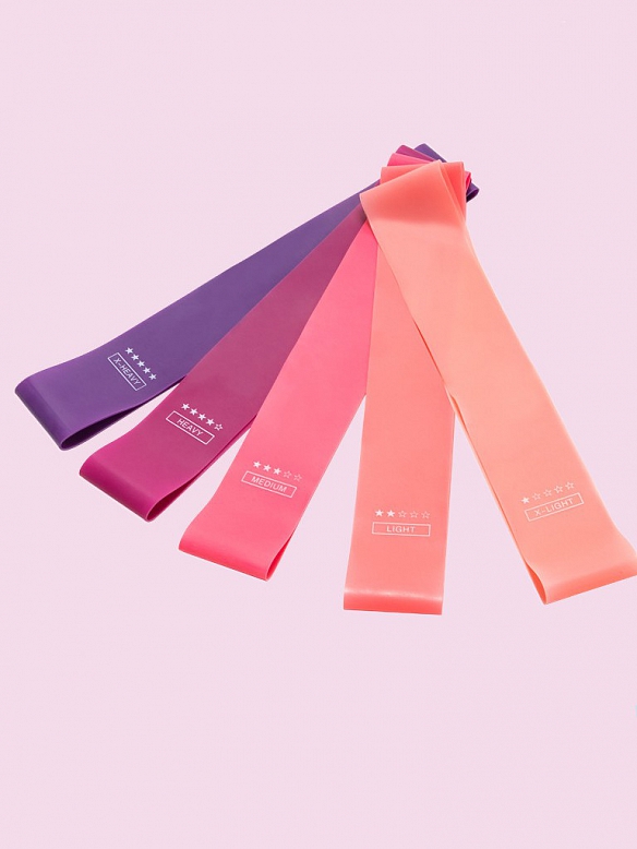 Wiederstandsbänder-Das Perfekte Homeworkout-5 Stück AS004