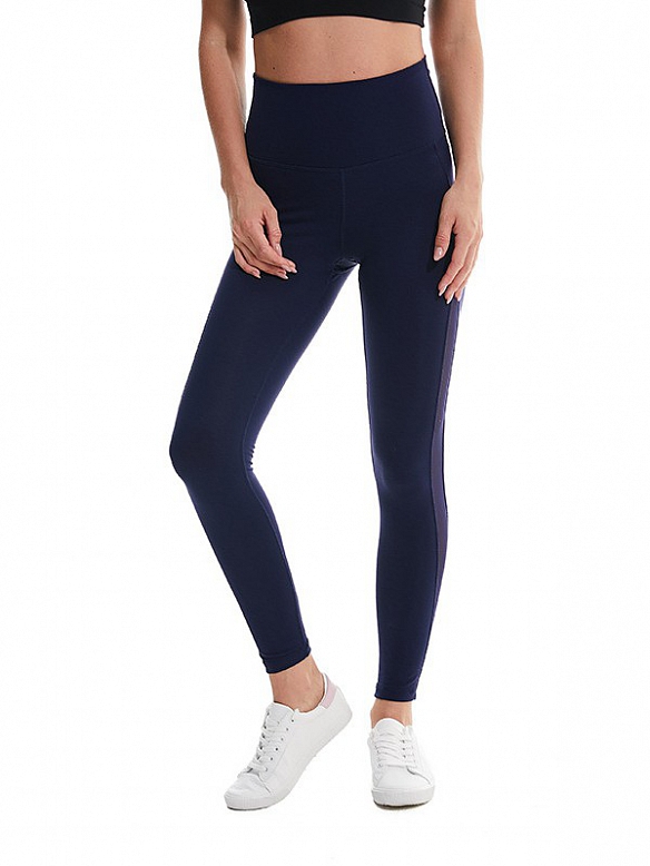 Sport Tights Höhe Taille Yogahose mit Mesh HS173