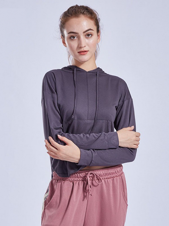 Damen Sporttop mit langen Ärmeln Sport T-shirt FT063