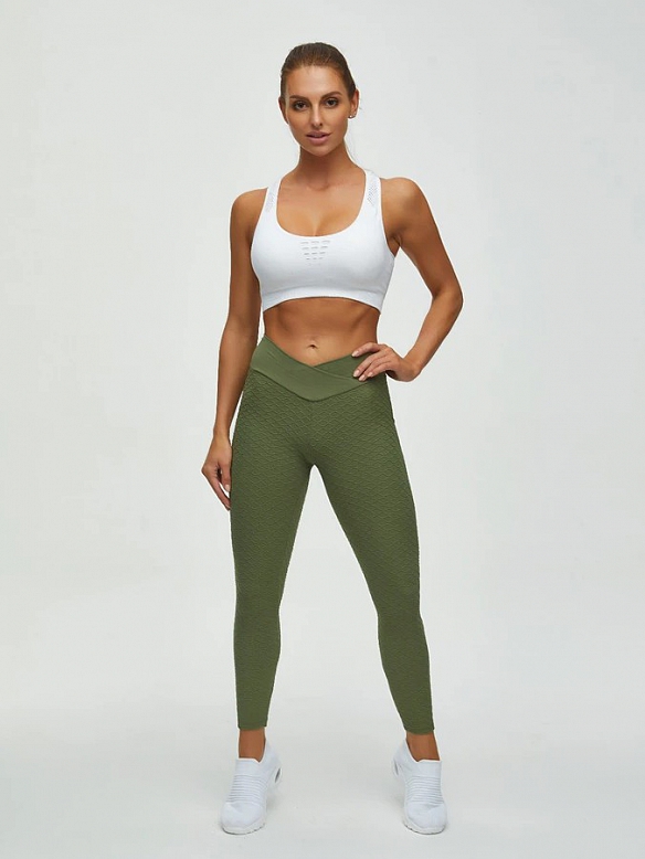 Sport Tights Höhe Taille Yogahose HS200