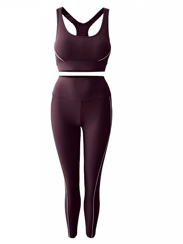 Modische sexy Fitnesskleidung Leggings Sportunterwäsche stoßfest Laufanzug für Frauen ST208