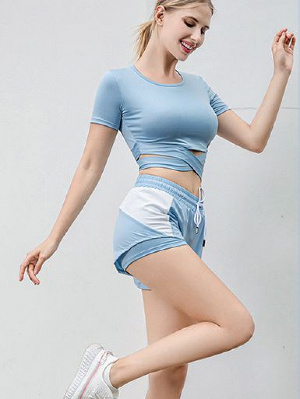 Damen Yoga Kleidung Anzug Set Trainingsanzug ST097