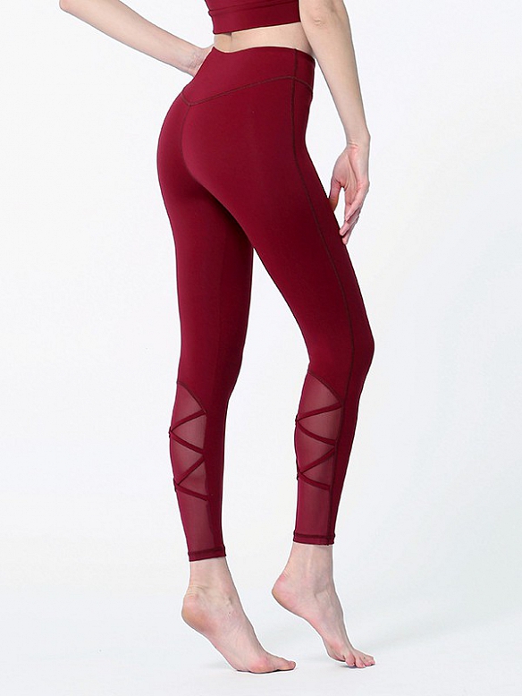 Damen Leggings Yogahose mit Mesh HS240