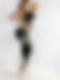 Weste mit Brustpolster hohe Taille dehnbare Hüfte Yoga-Hose ST247