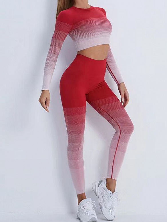 Laufende Yoga-Langarm-Leggings ST256