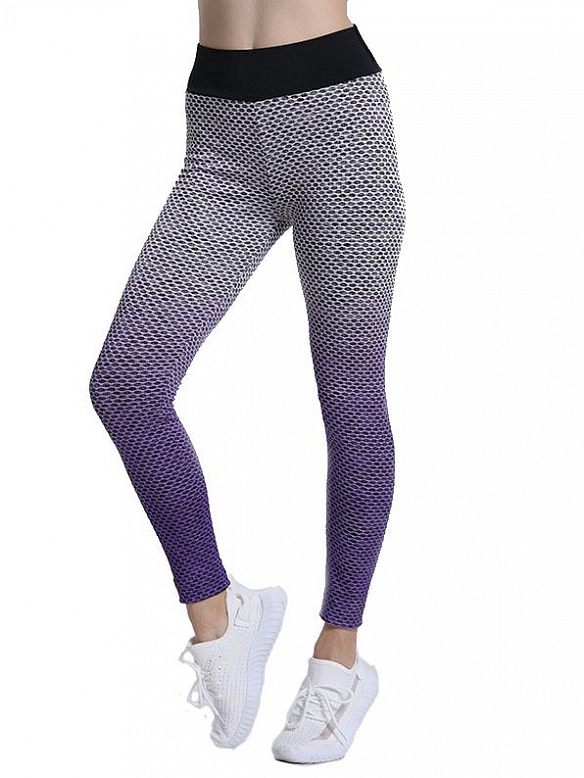 Hoch taillierte, hüftbetonte und konisch zulaufende Yogahose für Frauen  HS731