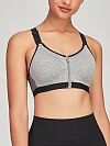Damen Sport BH Stark Halt mit Reißverschluss FT217