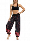 Damen Gemusterte Haremshose Yogahose für Sommer HS509
