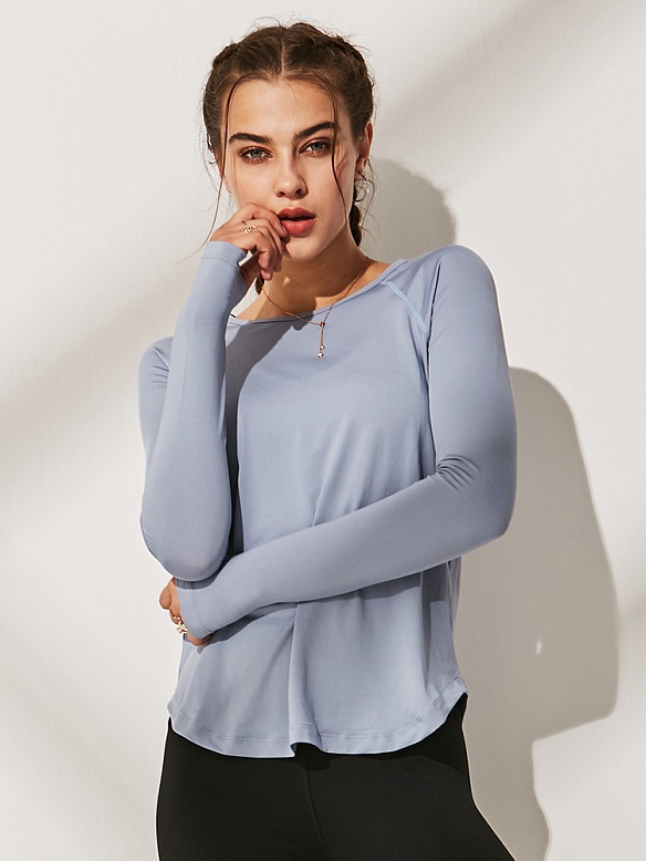 Damen Langärmliges Sport Shirt FT090
