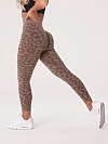 Snowflake Leopard Print Spotted Peach Butt Skinny Lift Trousers HS824