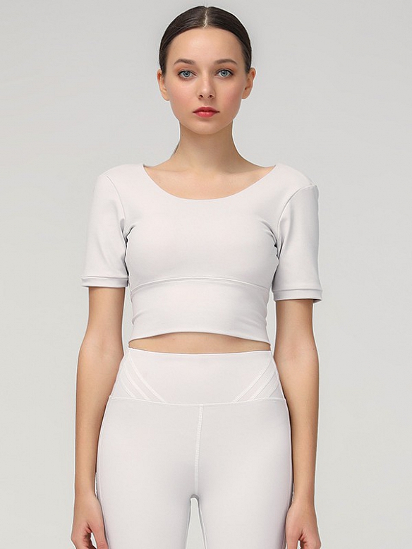 Sport Crop Top Yoga T-Shirts FT005