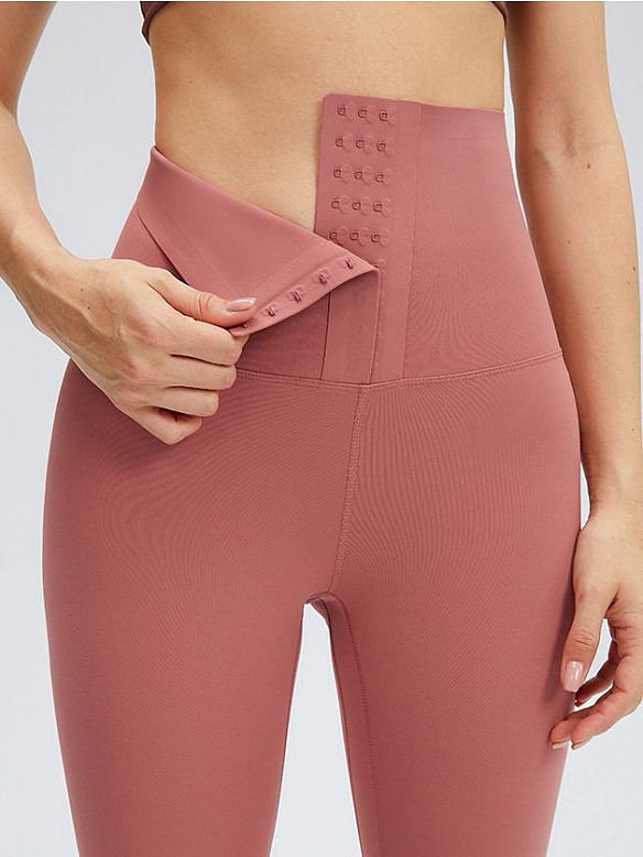 Damen 1/2, Shorts Leggings mit Haken-Reihen HS501