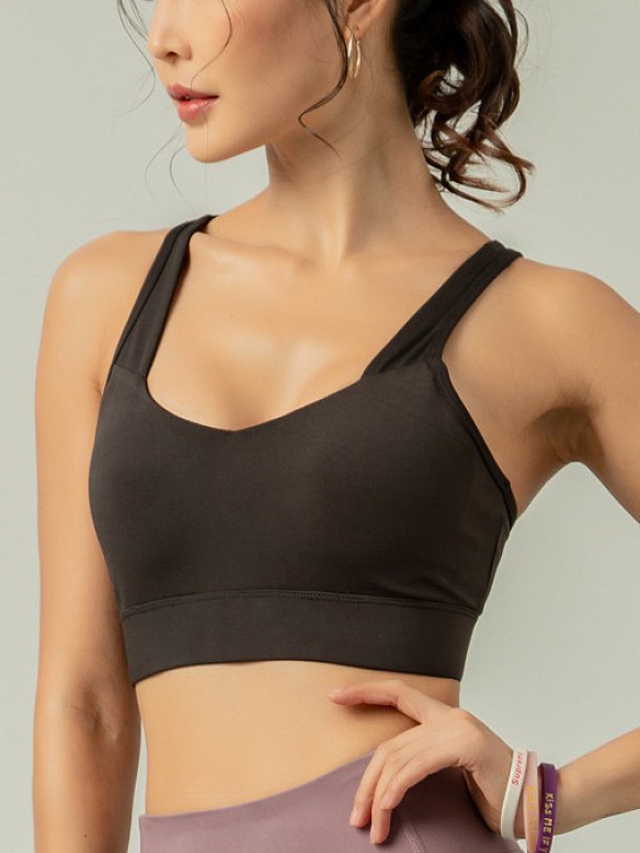 Damen Sport Bustier mit Gepolstert FT108