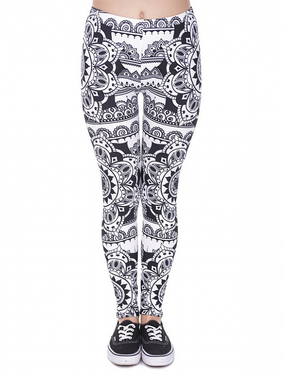 Damen Gedruckte Leggings Yogahose HS248