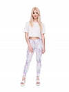 Damen Gemusterte Leggings Sporthose HS288