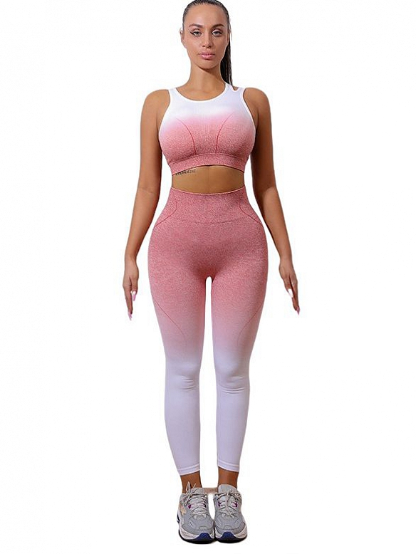 Herbst und Winter neue hängende Farbstoff Gradient Yoga tragen   ST237