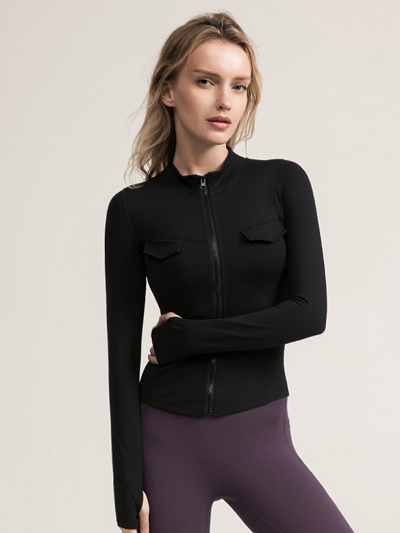 Damen Sporttop mit langen Ärmeln FT020