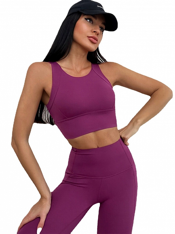 Yoga-Anzug-Set mit doppelter Seitentasche ST277