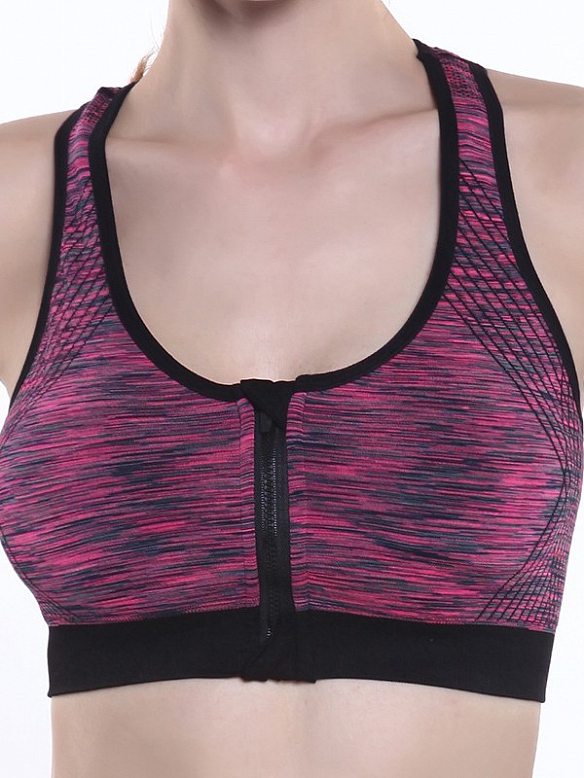 Damen Sport BH mit Reißverschluss FT114