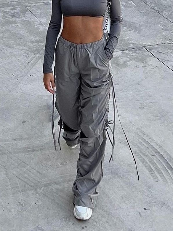 Modische lässige Hose mit weitem Bein HS852