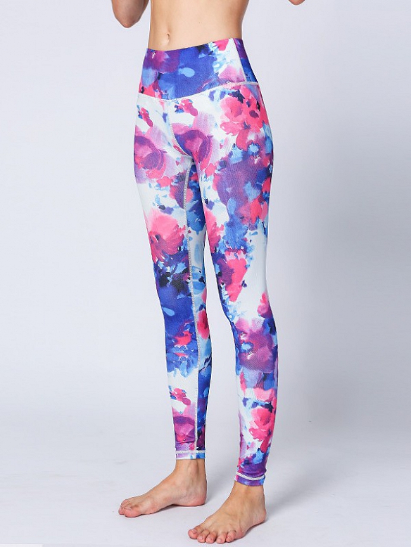 Gemusterte Leggings Fitnesshose HS102