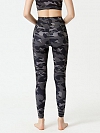 Damen Trainingsanzug Camouflage Sporthose Leggings mit Taschen HS390